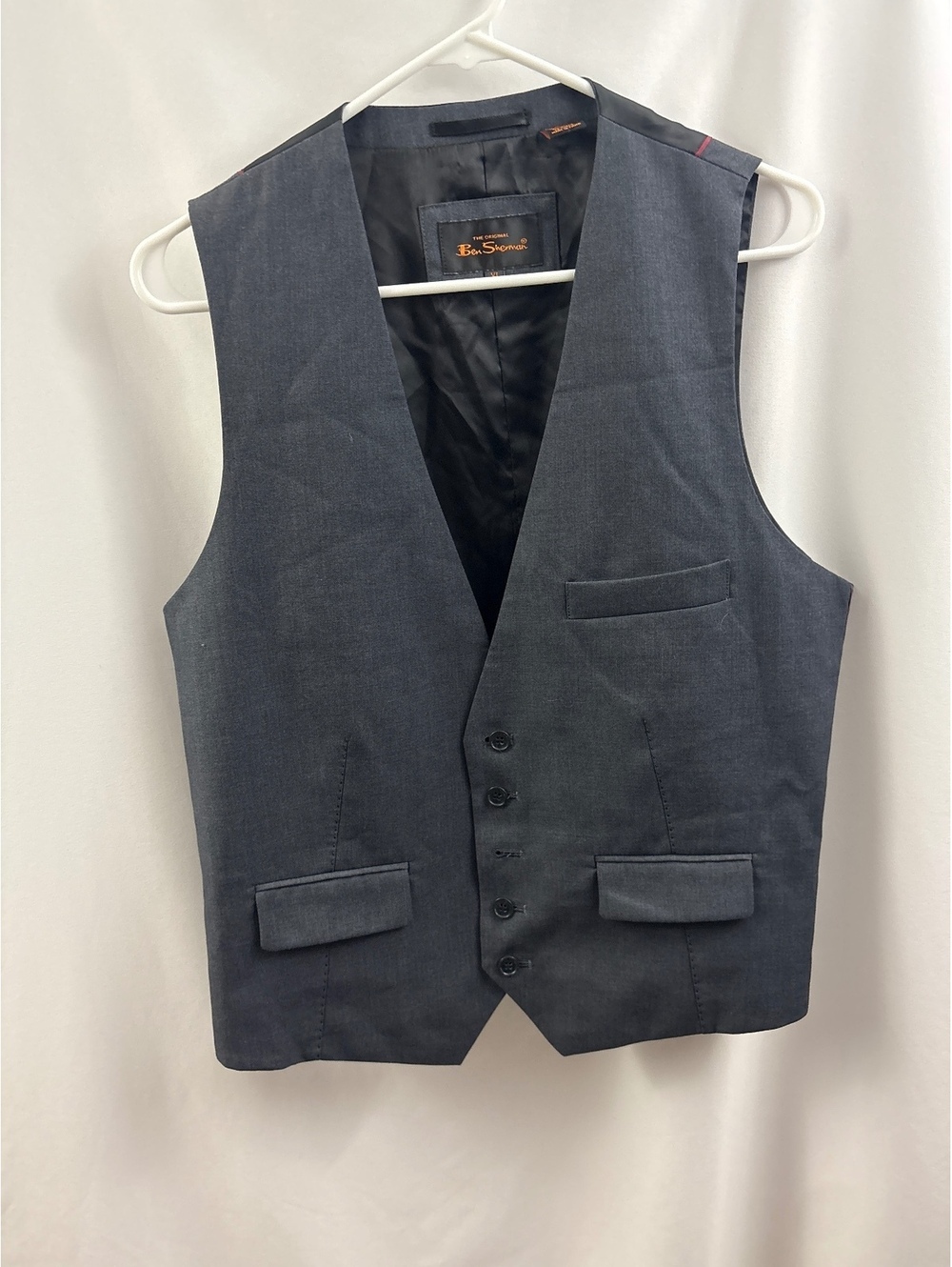 Ben Sherman Men's Gray Dress Vest Size XL